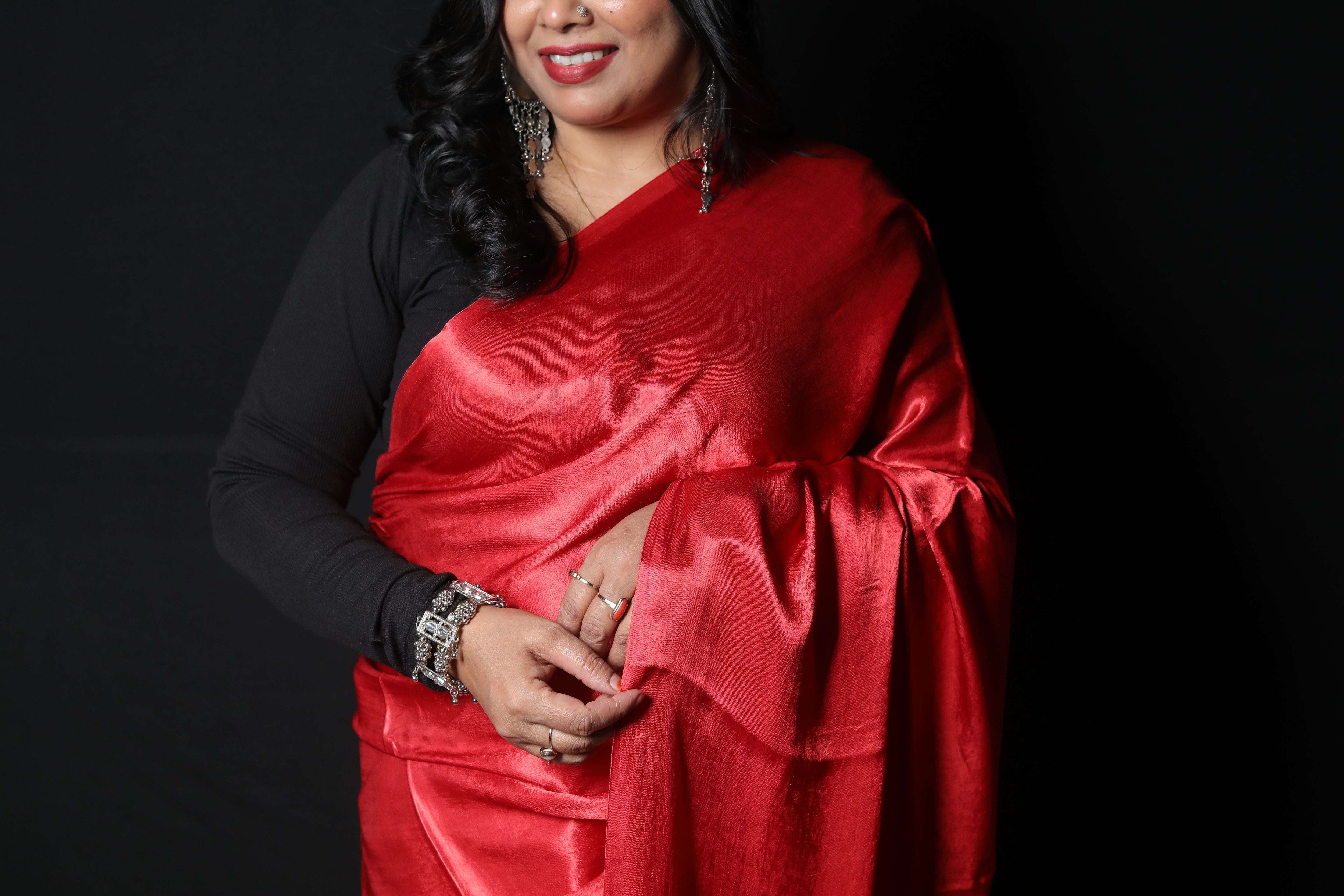 Pure Gajji Silk Saree with Zari Palla