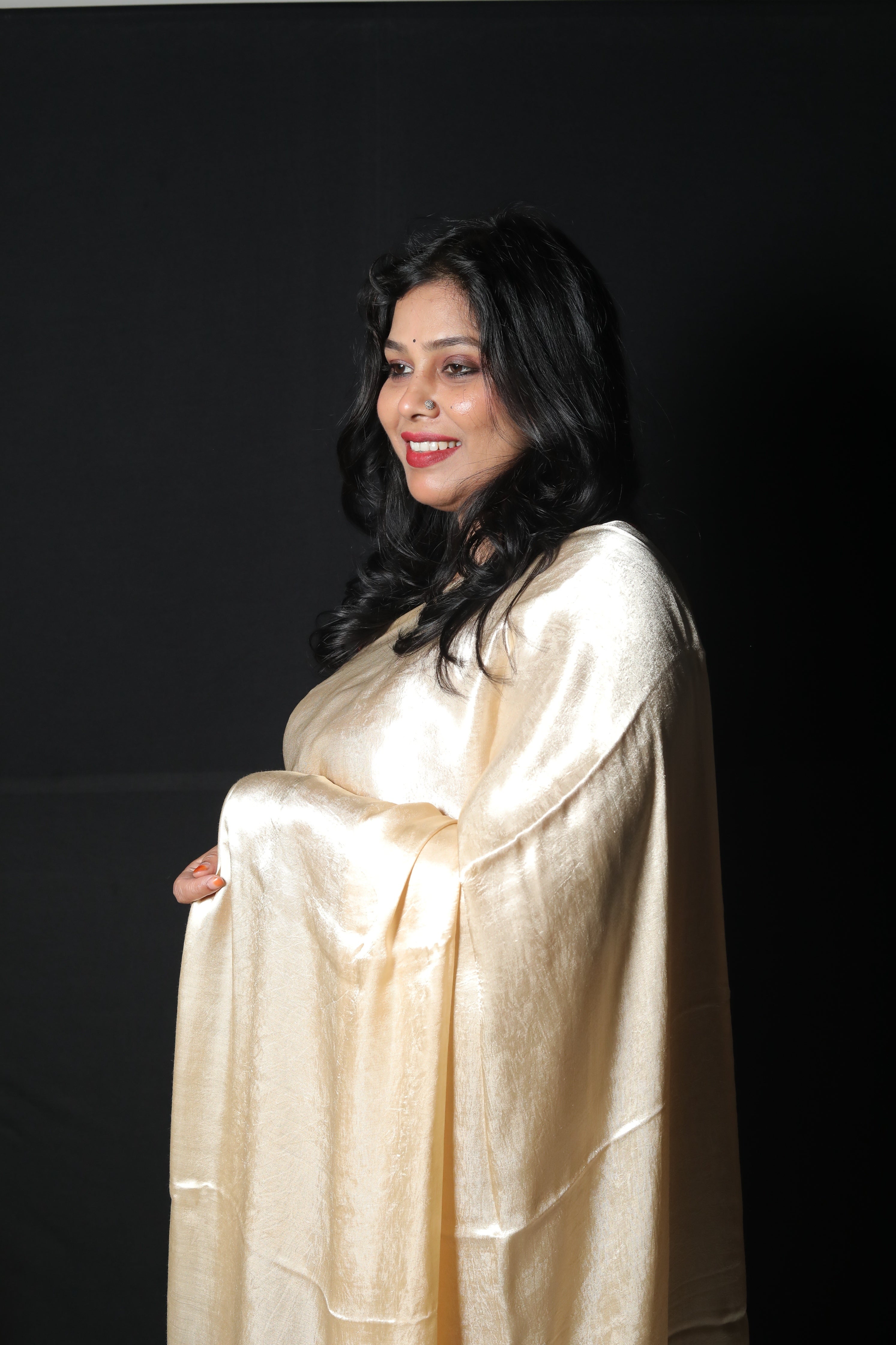 Pure Gajji Silk Saree with Zari Palla